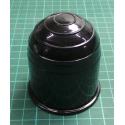 Towbar ball cover, black