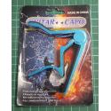 Guitar Capo, clip on, anodised aluminium.