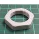 Nut, PG16, polyamide, 30mm, grey