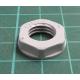 Nut, M12, polyamide, 17mm, grey, Pitch: 1.5, GNUT001