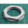 Nut, M32, polyamide, 41mm, grey, Pitch: 1.5