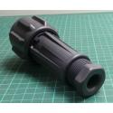 4 Pin Connector, Male, Bulgin EXP-0911/04/P