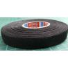 Fabric tape, PET wool, W: 9mm, L: 25m, black