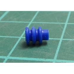 Gasket for wire, 4.14mm, Application: sealed connectors, blue