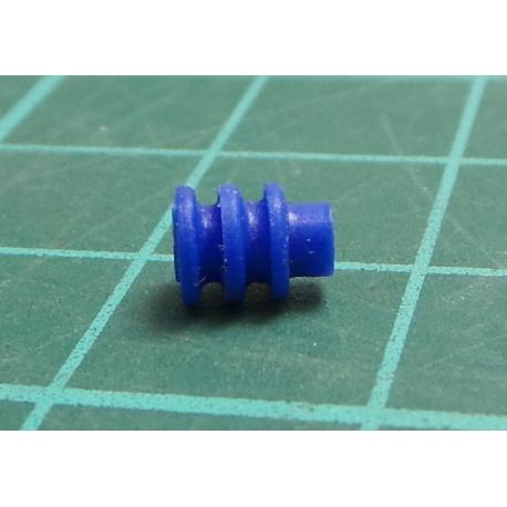 Gasket for wire, 4.14mm, Application: sealed connectors, blue, SEAL002