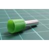 TLA, CEF612F, Single Bootlace Ferrule, Green, Cable Entry 6mm², Barrel Length 12mm