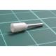 TLA, CEF508F, Single Bootlace Ferrule, White, Cable Entry 0.5mm², Barrel Length 8mm