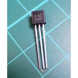 MPSA42, NPN Transistor, 300V, 0.1A, 0.30W, 50MHz, TO92