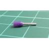 TLA, CEF025F, Single Bootlace Ferrule, Violet, Cable Entry 0.25mm², Barrel Length 5mm