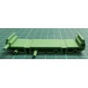 Backing plate for Din carrier enclosure system