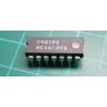 7407, hex buffer/driver with 30 V open collector outputs, DIL14 IC
