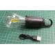 LED žárovka s USB nabíjením 3W 3000K Trixline TR-347M, camping