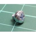 Screw, M3x3, 0.5, Head: cheese head, Phillips, PH1, steel, zinc