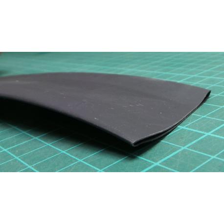 Smršťovací bužírka 30,0/15,0mm černá