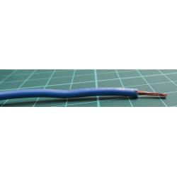 Kabel do panelů plocha průřezu 1mm2, typ kabelu: Podle tří norem, prameny vodičů: 32/0,2 mm, Modrá, 1 kV DC, 600 V AC