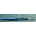 17AWG, 1mm2, Stranded, PVC, 105deg, Tri Rated, Blue