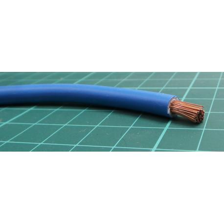 Zapojovací vodič plocha průřezu 10 mm², prameny vodičů: 72/0,4 mm, Neutrální Modrá, 600 V H07V2-K 8 AWG RS PRO