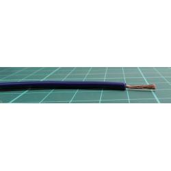 Zapojovací vodič plocha průřezu 1mm2, prameny vodičů: 32/0,2 mm, Tmavě Modrá, 1 kV H05V2-K 18 AWG RS PRO