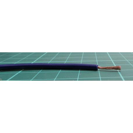Zapojovací vodič plocha průřezu 1mm2, prameny vodičů: 32/0,2 mm, Tmavě Modrá, 1 kV H05V2-K 18 AWG RS PRO