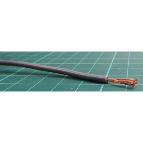 Kabel do panelů 1mm2, typ kabelu: Podle tří norem, prameny vodičů: 32/0,2 mm, Šedá, 1 kV DC, 600 V AC, Wire120/121