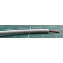 17AWG, 1mm2, White, Stranded, PVC, FLRY-B, 60V, 100m, Class: 5