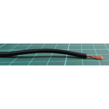 Wire, FLRY-B, 1x2.5mm2, stranded, Cu, PVC, black, 60V, 100m, Class: 5, wire 170