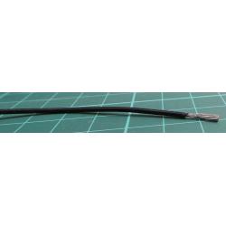 Zapojovací vodič plocha průřezu 0,34 mm², prameny vodičů: 7/0,25 mm, Černá, 250 V 22 AWG AXINDUS, wire 157