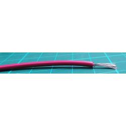 Wire, HookUp Wire, stranded, Cu, 22AWG, PVC, red, 300V, 30.5m, 100ft, wire 225