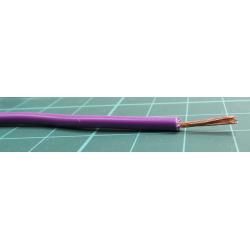 Kabel do panelů plocha průřezu 1mm2, typ kabelu: Podle tří norem, prameny vodičů: 32/0,2 mm, Fialová, 1 kV DC, 600 V AC, wire056
