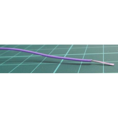 Vodič, PTFE, Purpurová, 24 AWG, 0.15 mm², 82.02 ft, Wire064