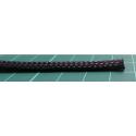 Braided Sleeving, PE (Polyester), Black, 5mm
