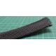 Braided Sleeving, Nylon (Polyamide), Self Extinguishing, Black, 25mm