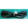 1.8m, IEC connector to Euro Plug, Kettle lead