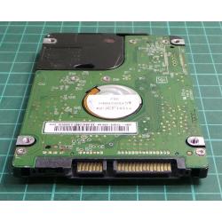 Complete Disk, PCB: 2060-771672-004 Rev A, WD1600BEVT, WD Blue, WD1600BEVT-22A23T0, 160GB, 2.5", SATA