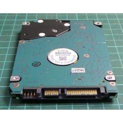 Complete Disk, PCB: G002825A, TOSHIBA, MK2576GSX, HDD2J95 C SL01 B, 250GB, 2.5", SATA