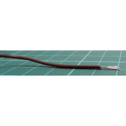 Elektroinstalační vodiče PTFE plocha průřezu 0.23 mm², prameny vodičů: 7/0,20 mm, Hnědá, 600 V 24 AWG Alpha Wire, wire193