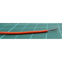 Zapojovací vodič plocha průřezu 0,34 mm², prameny vodičů: 7/0,25 mm, Oranžová, 250 V 22 AWG AXINDUS, wire130