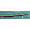 22AWG, 0,34 mm2, Stranded, 7/0.25mm, Orange, 250V, IEC 60332-10
