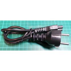 0.9m, Cloverleaf / Micky Mouse connector to Euro Plug