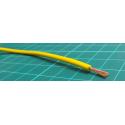 17AWG, 1mm2, stranded, 258/0.07mm, Yellow, PVC, FlexiVolt-2V, Double Insulated, Test Lead Wire
