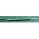 20AWG, 0.5mm2, Stranded, PVC, Green/Yellow, BS 4808 Part 2 Class 2, 1000V RMS, DEF 61-12 Part 6 Type 2