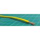 16AWG, 1.5 mm², stranded, 30/0.25 mm, Yellow, Tri Rated
