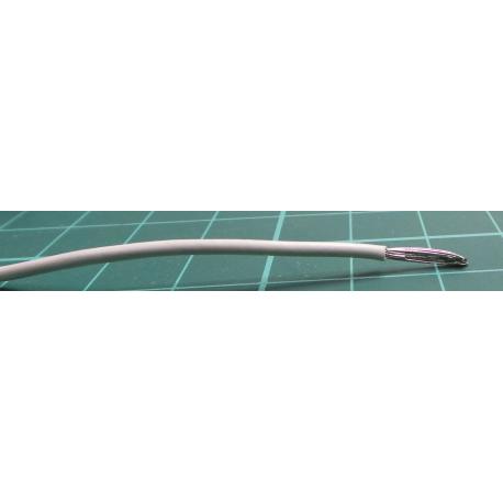 Přístrojový kabel plocha průřezu 0,75 mm², prameny vodičů: 24/0,2 mm, Bílá, 1 kV 18 AWG RS PRO BS4808, wire182