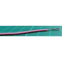 24 AWG, 0.22 mm2, Stranded, Pink, 300V, PTFE, BS3G210 Type A