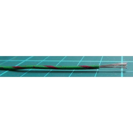 BS 4808 Part 2 Class 2, DEF 61-12 Part 6 Type 2, 1000V RMS, 2439874, PP000126, Green/Red, Wire096