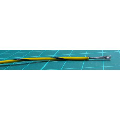 BS 4808 Part 2 Class 2, DEF 61-12 Part 6 Type 2, 1000V RMS, 2439871, PP000123, Yellow/Black, Wire069