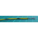 20AWG, 0.5mm2, Stranded, PVC, Yellow/Black, BS 4808 Part 2 Class 2, 1000V RMS, DEF 61-12 Part 6 Type 2