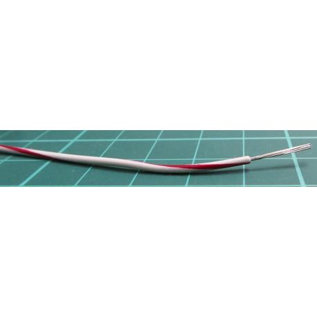BS 4808 Part 2 Class 2, DEF 61-12 Part 6 Type 2, 1000V RMS, 2439879, PP000131, White/Red, Wire078