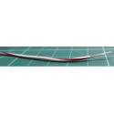 20AWG, 0.5mm2, Stranded, PVC, White/Red, BS 4808 Part 2 Class 2, 1000V RMS, DEF 61-12 Part 6 Type 2
