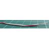 20AWG, 0.5mm2, Stranded, PVC, White/Red, BS 4808 Part 2 Class 2, 1000V RMS, DEF 61-12 Part 6 Type 2